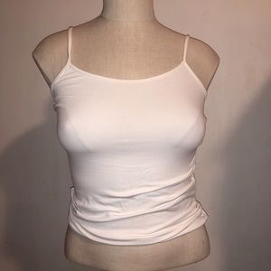 White basic cami